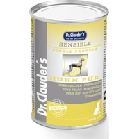 Dr. Clauder's Sensible puur kip natvoer hond 6 x 400 g