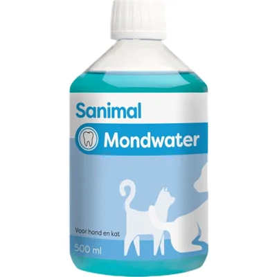 Sanimal Mondwater voor hond en kat 250 ml
