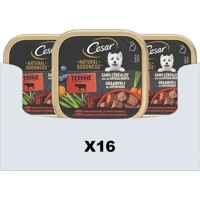 16x Cesar Natural Goodness Alu Paté Rund Graanvrij 100 gr