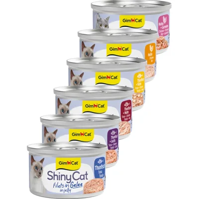 24x GimCat ShinyCat in Jelly Tonijn&Kip 70 gr