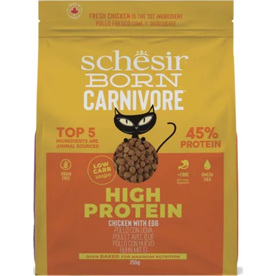 Schesir Born Carnivore Kattenvoer Chicken&Egg 255 gr