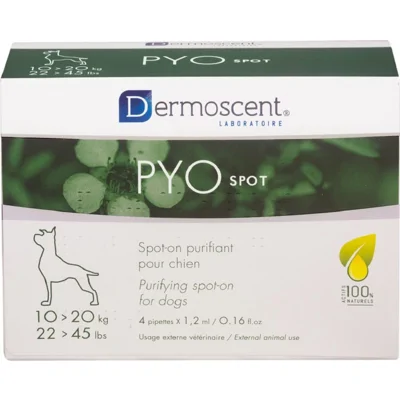 Dermoscent PYOspot hond 10 - 20 kg 4 pipetten