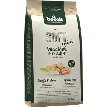 Bosch Soft Mini Hondenvoer Kwartel en Aardappel - 2,5 kg