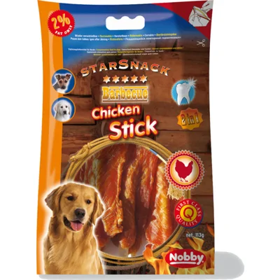 Nobby - Starsnack Barbecue Chicken Stick - 113 g