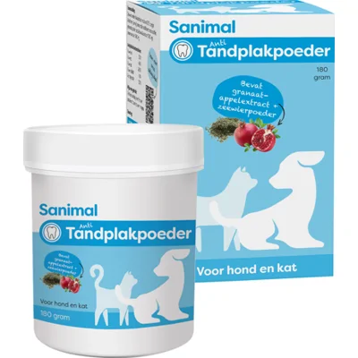 Sanimal Anti-Tandplakpoeder - 180 g