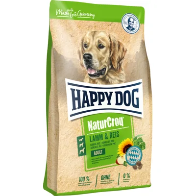 Happy Dog NaturCroq Lamm & Reis (lam en rijst) - 4 kg