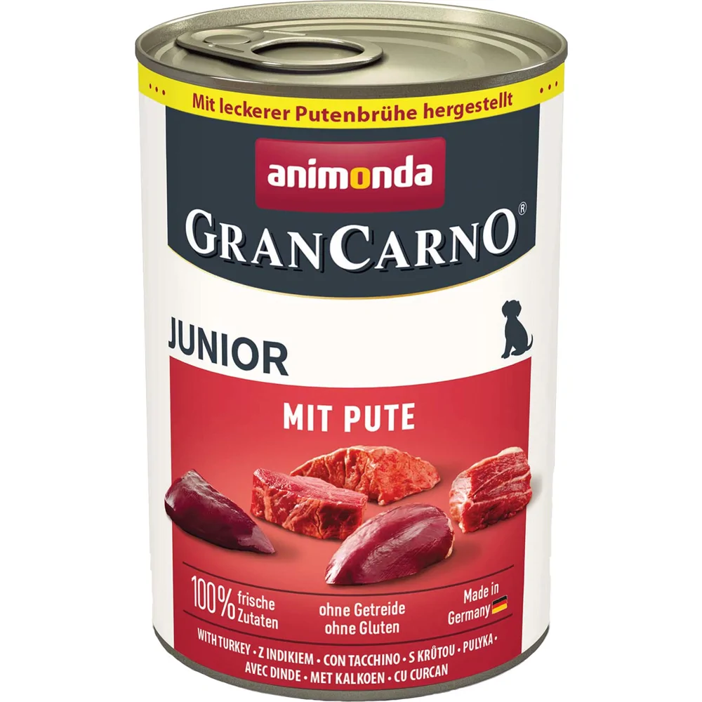 Animonda GranCarno Original Junior - Kalkoen - 6 x 400 g