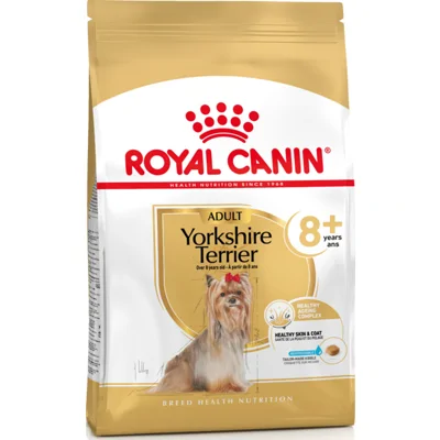 4x Royal Canin Yorkshire Terrier Adult 8+ Hondenvoer 3 kg