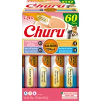 Ciao Churu Kattensnack Puree Salmon 60x14 gr