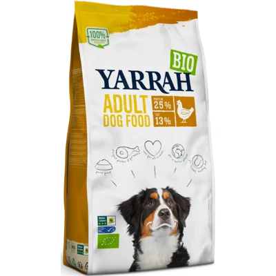 Yarrah Bio Hondenvoer Kip 15 kg