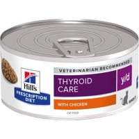 Hill's Prescription Diet y/d Thyroid Care kattenvoer nat 156g blik