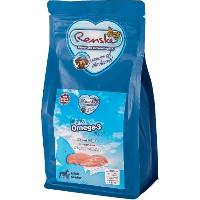 Renske Mighty Omega Plus - Verse Kip hond 600 gram