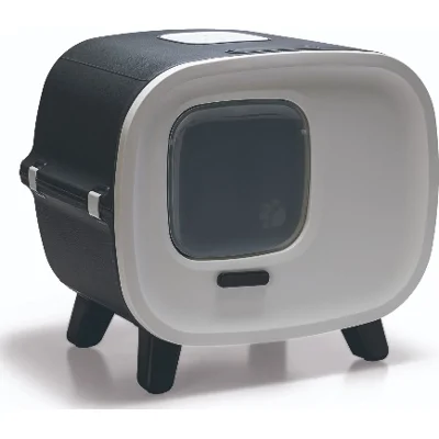 Savic Mira deluxe kattenbak wit/grijs 55,5x44x49,5cm kat