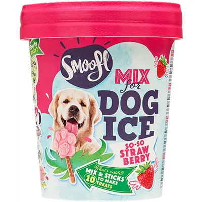 Smoofl Hondenijs aardbei 160 gram