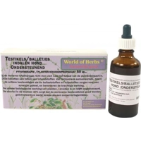 World of herbs fytotherapie testikel / balletjes indalen hond 50 ml product name