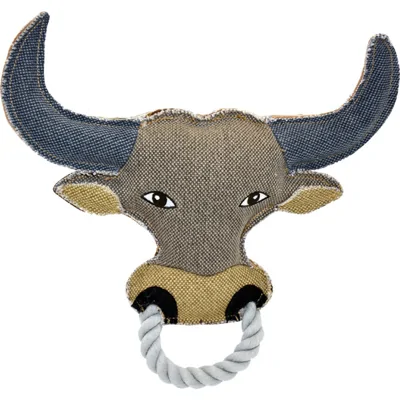 Canvas stier hondenspeelgoed Per stuk