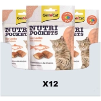12x GimCat Nutri Pockets Zalm 60 gr product name