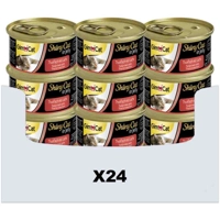 24x GimCat ShinyCat in Jelly Tonijn&Zalm 70 gr