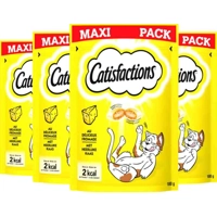 4x Catisfactions Kattensnoepjes Kaas 180 gr