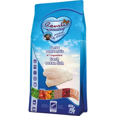 4x Renske Super Premium Adult Hondenvoer Oceaanvis 2 kg