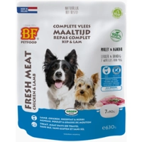 8x BF Petfood Vleesvoeding Lam - Rijst 7 x 90 gr