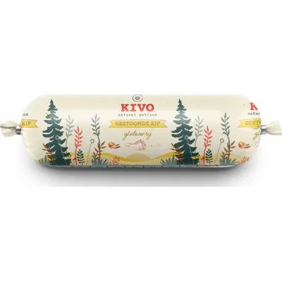 Kivo Gestoomde Kip 600 gr