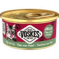 Voskes Kattenvoer Nat Gelei Tonijn&Kip 85 gr