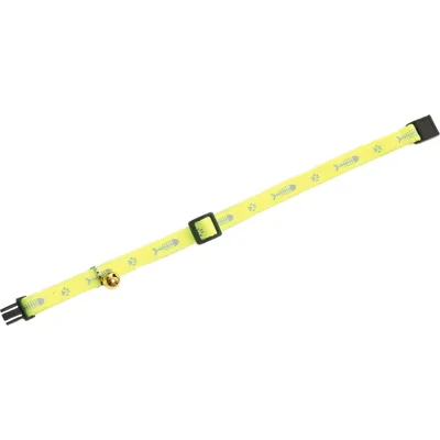 Flamingo Kattenhalsband Ziggi - Fluo Geel