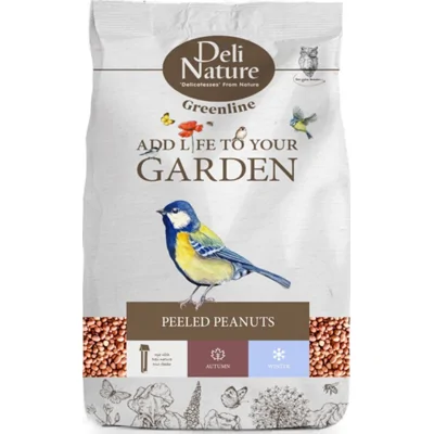10x Deli Nature Greenline Peeled Peanuts 850 gr