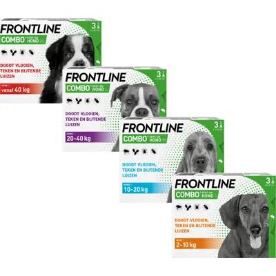Frontline Combo Hond L (20-40 kg) - 2 x 6 pipetten