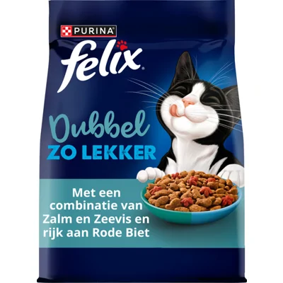 Felix Dubbel Zo Lekker - Adult - Zalm en zeevis - 800 g