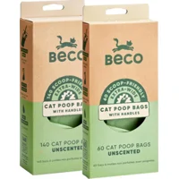 Beco Cat Poop Bags - Unscented - 140 stuks