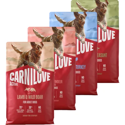 Carnilove Active Dog - Lam & Wild Zwijn - 4 kg