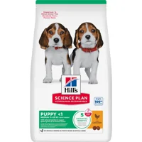 4x Hill's Science Plan Hondenvoer Puppy Medium Kip 2,5 kg