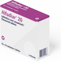 Alfadiar 20 - 10 tabletten