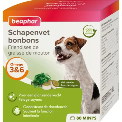 Beaphar Schapenvet Bonbons Mini Zeewier
