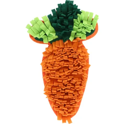 wortel speelmat Oranje|Groen 35x22 cm