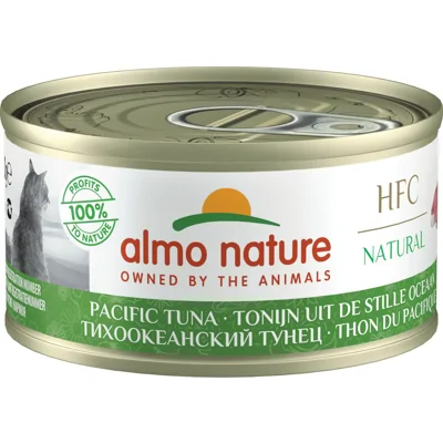 Almo Nature HFC Natural Pacifische tonijn natvoer kat (70 g) 12 x 70 g