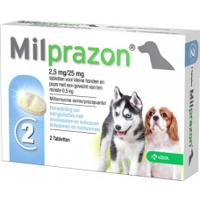 Milprazon Ontwormingsmiddel hond en puppy (0,5 - 5 kg) 48 tabletten
