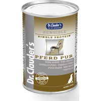 Dr. Clauder's Sensible puur paard natvoer hond 6 x 400 g
