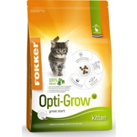 3x Fokker Opti Grow Kitten Kattenvoer Gevogelte 2,5 kg
