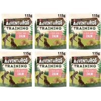 6x Adventuros Training Treats Zalm 115 gr