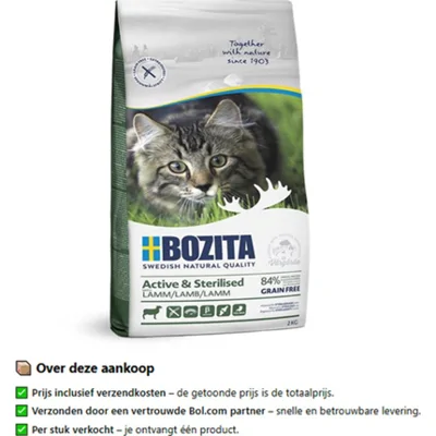 Bozita Active & Sterilised - 2 kg - Lam
