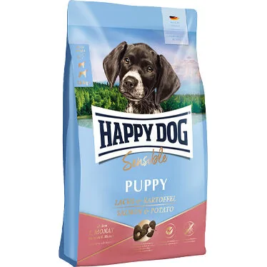 Happy Dog Sensible Puppy - Salmon en Potato (Zalm en aardappel) - 4 kg