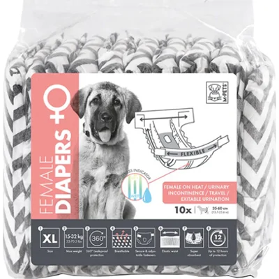 M-Pets Hondenluiers Teefje - XL - 10 stuks