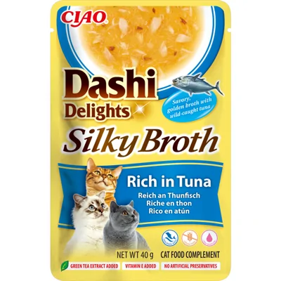 Ciao Dashi Delights Silky Broth Kattenvoer Nat Tuna 40 gr