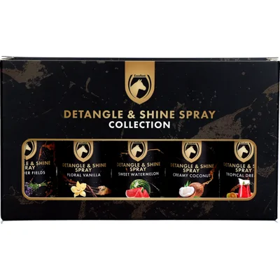 Excellent Horse Detangle & Shine Spray Geschenkset - 5 x 50 ml