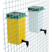 Konijnen / kuiken drinkfles met klapdeksel 1L