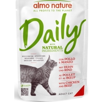 Almo Nature Daily met kip en rund natvoer kat (70 g) 30 x 70 g
