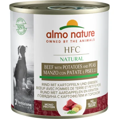 Almo Nature HFC Natural rund met aardappel en erwten natvoer hond (290 g) 12 x 290 g